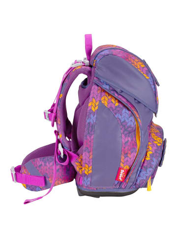 Scout Alpha Exklusiv Superflash - Schulranzen Set 4tlg. (Blue Dino) in Fantasy