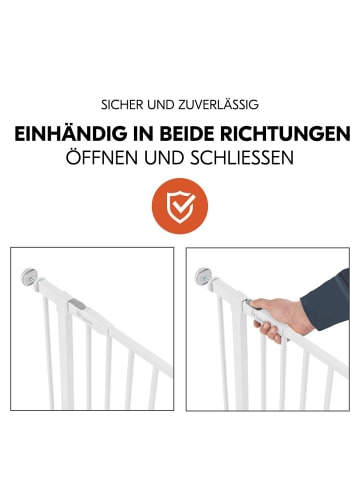 Hauck Türschutzgitter / Treppenschutzgitter in weiss
