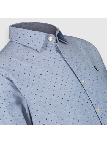 Twinlife Hemd Shirt Oxford in Hellblau