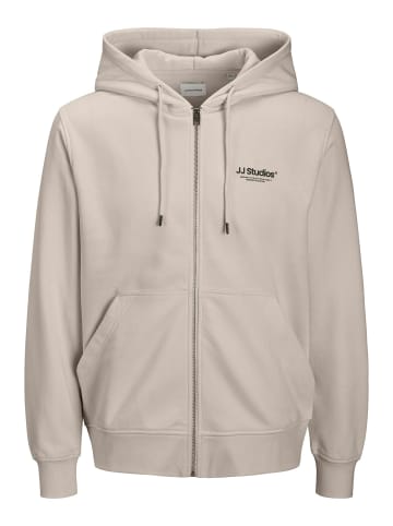Jack & Jones Sweatshirt mit Reißverschluss in Moonbeam