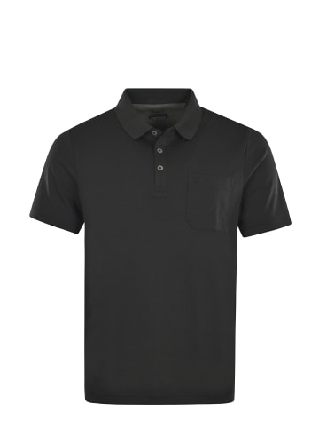 hajo Poloshirt 'Softknit' in schwarz