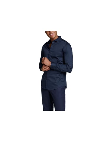 Jack & Jones Langarm Freizeithemd für Herren in unifarben in uni