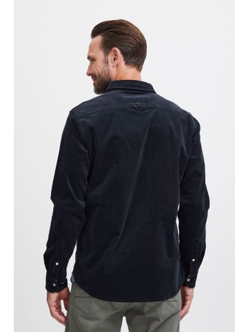 FQ1924 Langarmhemd FQSteven corduroy LS shirt in Dunkelblau