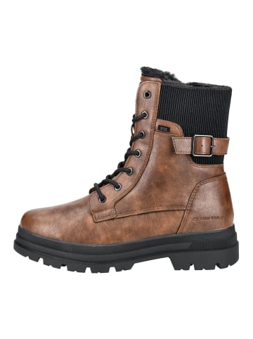 Tom Tailor Stiefelette in Braun