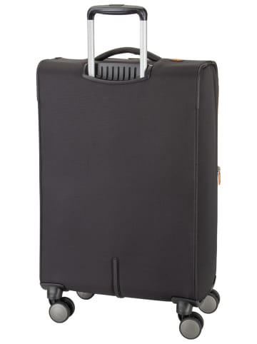 American Tourister Trolley Wanderlite Spinner M Exp in Shadow Black