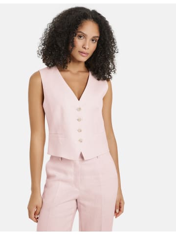 Gerry Weber Weste Indoor lang in Pearl Blush