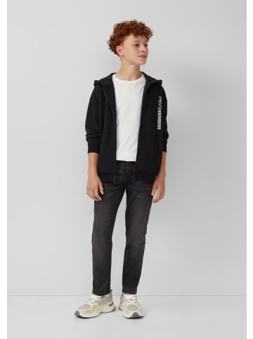 s.Oliver Sweatshirt Jacke in 9999_schwarz