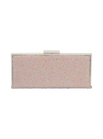faina Women Clutch in Champagne