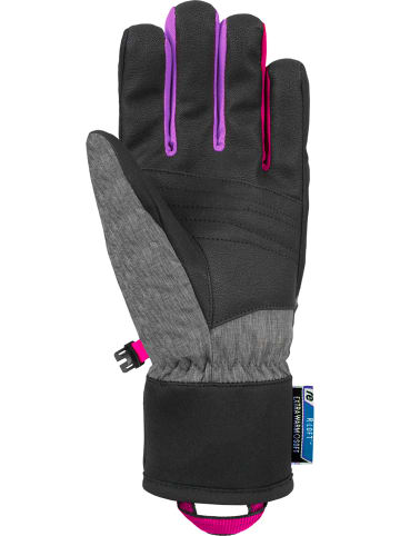 Reusch Fingerhandschuhe Ferdi R-TEX® XT Junior in black melange / pink glo