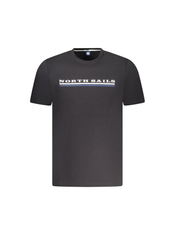 North Sails Schwarzes Baumwoll-T-Shirt