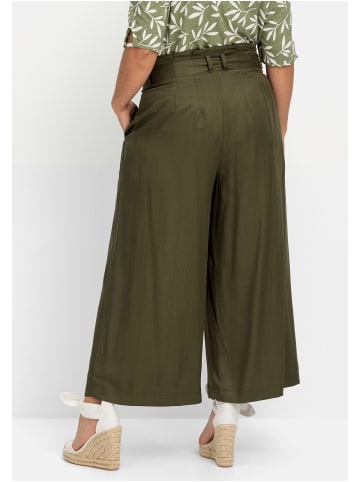 sheego Culotte in dunkeloliv