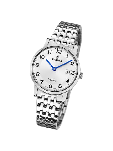 Festina Analog-Armbanduhr Festina Swiss Made silber klein (ca. 29,3mm)