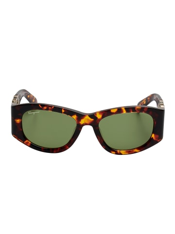 Salvatore Ferragamo Sonnenbrille in Brown