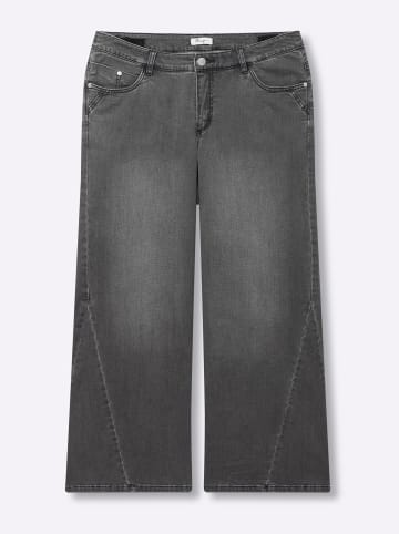 sheego Jeans in stone-grey-denim