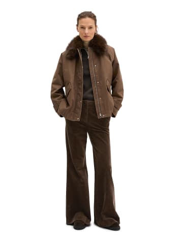 Marc O'Polo Twill-Outdoorjacke relaxed in Dark Walnut