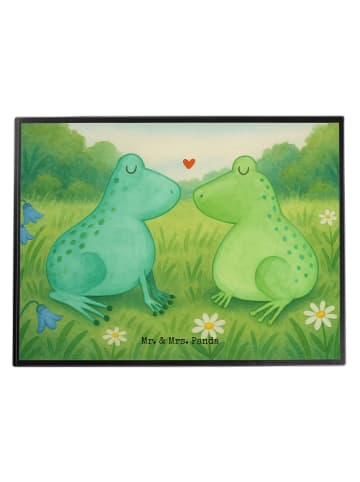 Mr. & Mrs. Panda Schreibunterlage Frosch Liebe Design ohne Spruch in Weiß