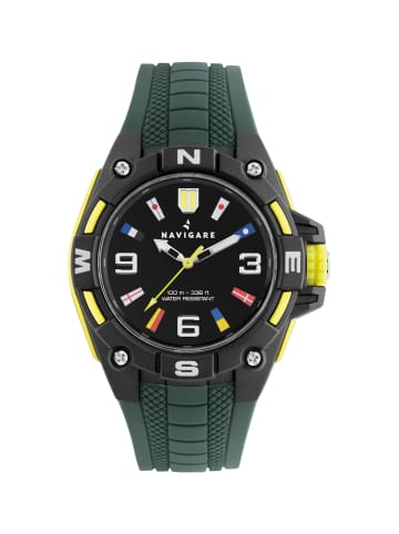 Navigare Uhr in BLACK