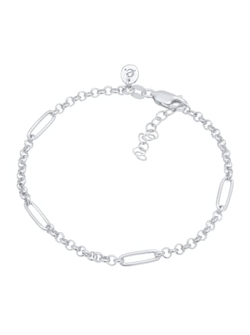 Elli Armband 925 Sterling Silber Figaro in Silber