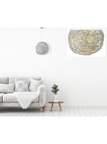 näve LED Pendelleuchte Ø 50 cm "Wire" in Aluminium