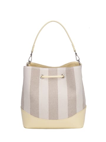 DIANA Handtasche in YELLOW AND GREY