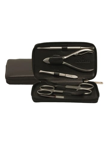 Windrose Ambiance Schmuckkasten Leder 12.5 cm schwarz