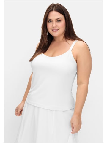 sheego Spaghettitop in offwhite