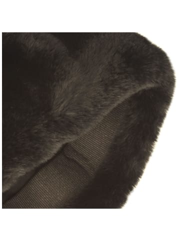 McBurn Pelzmütze in schwarz