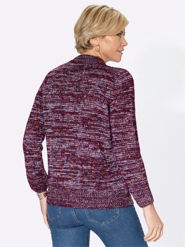 WITT WEIDEN Stehkragenpullover in brombeer-meliert