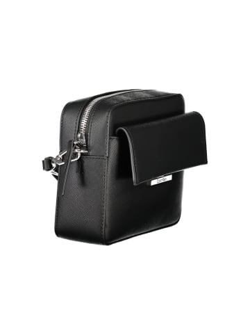 Calvin Klein Schwarz Polyurethan Damen Schulter Tasche