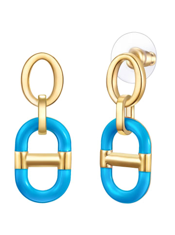 Lulu & Jane Ohrringe aus Metall-Legierung in gelbgold