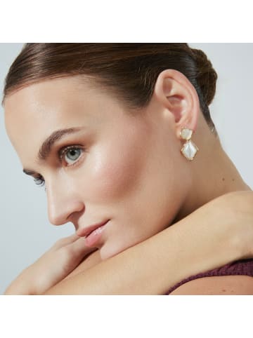 Luxenter Ohrringe Zahere mit 18 Karat Gelbgold-Finish – ZAHERE