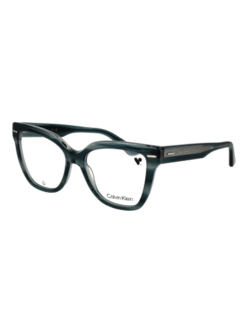 Calvin Klein Damen Optische Fassungen Schmetterling Türkis