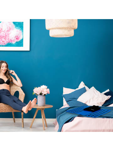 relaxdays 6 x Faltbrett in Blau