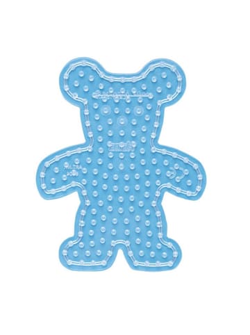 Hama Stiftplatte Teddybär für Maxi-Bügelperlen in transparent