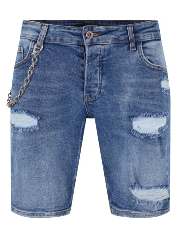 2Y Studios Jeans-Shorts in blue