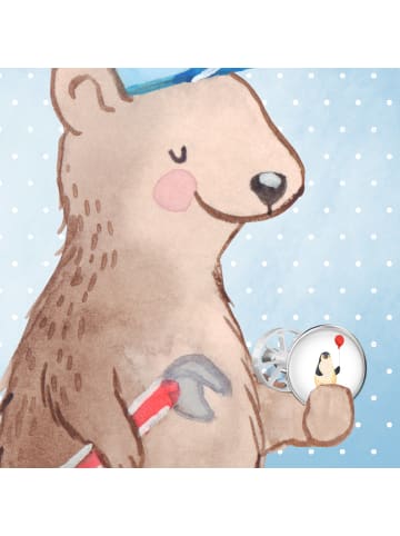 Mr. & Mrs. Panda stopfen waschbecken Pinguin Luftballon ohne Spruch in Weiß