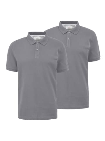 S. Oliver Poloshirts 2er Pack in Grau