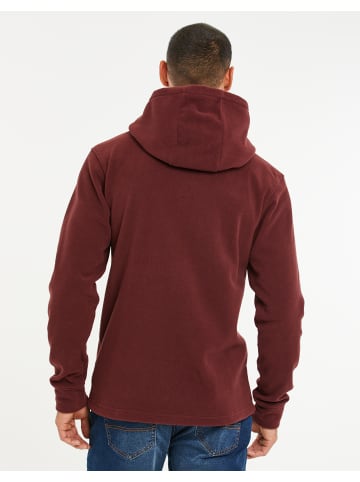 Threadbare Hoodie THB Fitness Fleece Hoody Ryan in Dunkelrot