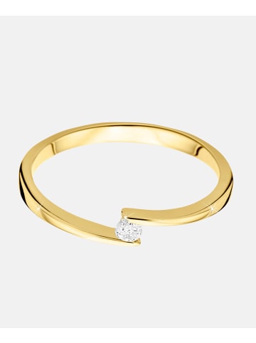 Diamant L'éternel Ring aus 375 Gelbgold mit Diamant