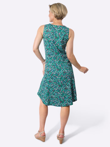 WITT WEIDEN Sommerkleid in smaragd-fuchsia-bedruckt