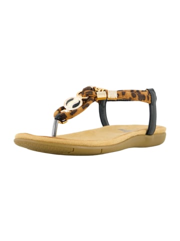 2GO FASHION Zehenstegsandalen in Animal