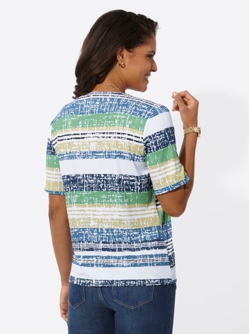 WITT WEIDEN Rundhals-Shirt in reseda-zitrone-bedruckt