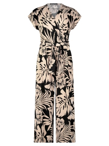 Betty Barclay Jumpsuit mit Eingrifftaschen in Schwarz/Beige