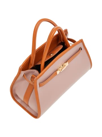 Usha Damen Handtasche in Dunkelbeige