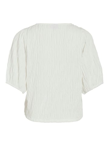 Vila Oberteil mit kurzen Ärmeln in Cloud Dancer