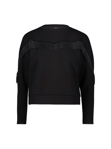 Zero  Sweatshirt mit Fransen in Black Beauty