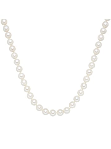 Rafaela Donata Kette Sterling Silber Muschelkernperle weiß in weiß