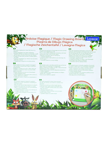 LEXIBOOK® Magnetische Mehrfarben-Zeichentafel Tiere A5