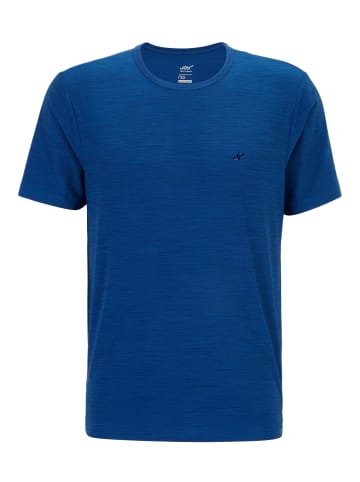 Joy Sportswear Rundhalsshirt VITUS in strong blue melange