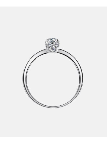 Diamant L'éternel Solitär-Ring aus 375 Weißgold mit Diamant